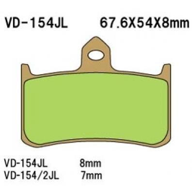 VESRAH KLOCKI HAMULCOWE KH187 SPIEK METALICZNY (ZŁOTE) (MADE IN JAPAN) VESRAH KLOCKI HAMULCOWE KH187 SPIEK METALICZNY (ZŁOTE) (MADE IN JAPAN)
