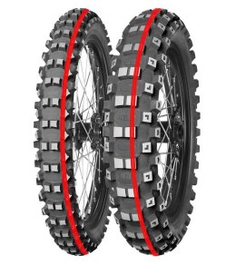 MITAS OPONA 90/100-12 TERRA FORCE-MX MH PITCROSS MEDIUM HARD 46M NHS TT TYŁ (CZERWONY PASEK) DOT 2024 (DOT:CPDC/CVDC) (460057) (