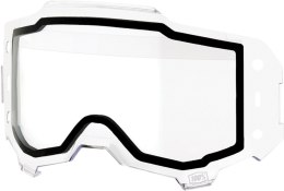 100 PROCENT ARMEGA / ARMATIC FORECAST ROLL-OFF REPLACEMENT LENS - DUAL PANE CLEAR - SZYBKA PODWÓJNA DO GOGLI ARMEGA / ARMATIC FO