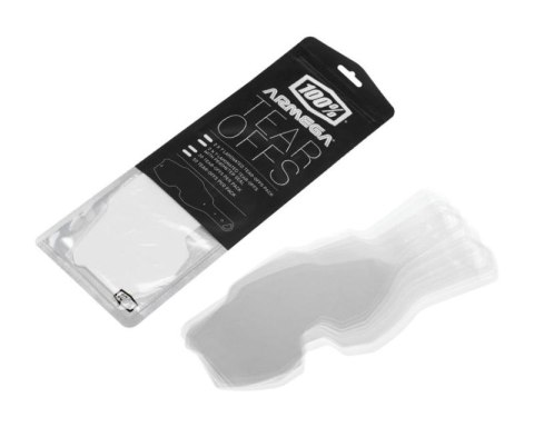 100 PROCENT ARMEGA FORECAST STANDARD TEAR-OFFS 20 PACK - ZRYWKI / ZRZUTKI DO GOGLI ARMEGA FORECAST ROLL-OFF 20 SZTUK