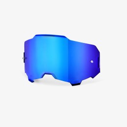 100 PROCENT ARMEGA / ARMATIC REPLACEMENT HIPER MIRROR BLUE LENS - SZYBA/SZYBKA/SZYBKA HIPER DO GOGLI ARMEGA / ARMATIC KOLOR NIEB