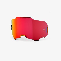 100 PROCENT ARMEGA / ARMATIC REPLACEMENT HIPER MIRROR RED LENS - SZYBA/SZYBKA/SZYBKA HIPER DO GOGLI ARMEGA / ARMATIC KOLOR CZERW