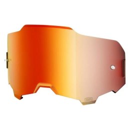 100 PROCENT ARMEGA / ARMATIC REPLACEMENT MIRROR RED LENS - SZYBA/SZYBKA/SZYBKA DO GOGLI ARMEGA / ARMATIC KOLOR CZERWONE LUSTRO