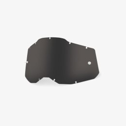 100 PROCENT RC2/AC2/ST2 REPLACEMENT LENS - DARK SMOKE, SZYBA/SZYBKA DO GOGLI POJEDYNCZA RACECRAFT 2/ ACCURI 2/ STRATA 2 KOLOR CI