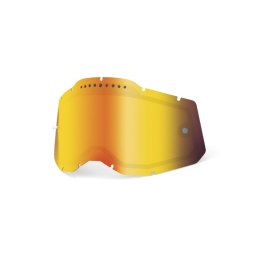100 PROCENT RC2/AC2/ST2 REPLACEMENT LENS - VENTED DUAL PANE MIRROR RED, SZYBA/SZYBKA/SZYBKA DO GOGLI RACECRAFT 2/ACCURI 2/STRATA