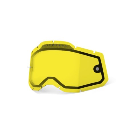 100 PROCENT RC2/AC2/ST2 REPLACEMENT LENS - VENTED DUAL PANE YELLOW, SZYBA/SZYBKA/SZYBKA DO GOGLI RACECRAFT 2/ACCURI 2/STRATA2 PO 100 PROCENT RC2/AC2/ST2 REPLACEMENT LENS - VENTED DUAL PANE YELLOW, SZYBA/SZYBKA/SZYBKA DO GOGLI RACECRAFT 2/ACCURI 2/STRATA2 PO