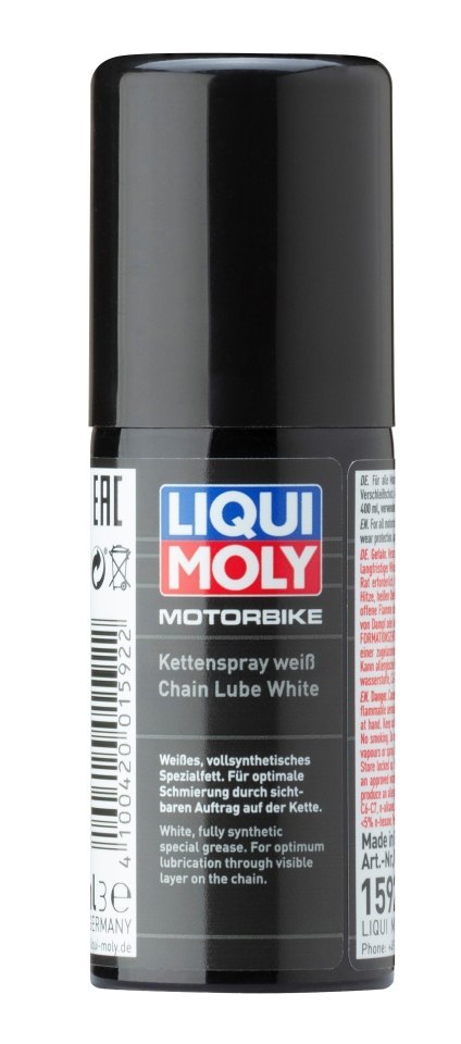 LIQUI MOLY MOTORBIKE BIAŁY SMAR DO ŁAŃCUCHA SYNTETYCZNY 0,05L (24) LIQUI MOLY MOTORBIKE BIAŁY SMAR DO ŁAŃCUCHA SYNTETYCZNY 0,05L (24)