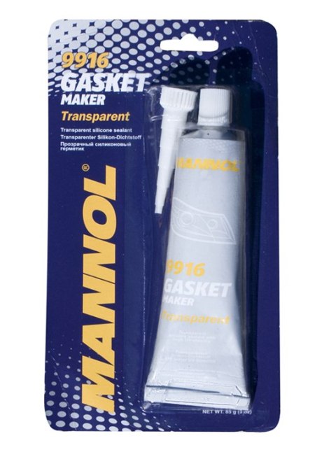 MANNOL GASKET MAKER - SILIKON USZCZELNIAJĄCY - KOLOR BEZBARWNY 85G (9916) (144) MANNOL GASKET MAKER - SILIKON USZCZELNIAJĄCY - KOLOR BEZBARWNY 85G (9916) (144)