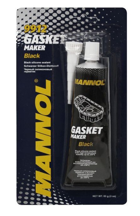 MANNOL GASKET MAKER - SILIKON USZCZELNIAJĄCY- KOLOR CZARNY 85G (ZASTĘPUJE USZCZELKI) (9912) (144) MANNOL GASKET MAKER - SILIKON USZCZELNIAJĄCY- KOLOR CZARNY 85G (ZASTĘPUJE USZCZELKI) (9912) (144)
