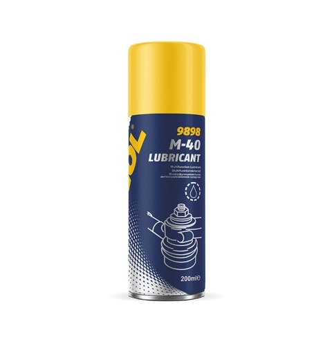 MANNOL MULTI FUNKTION M-40 200ML - ŚRODEK SMARUJĄCY, PENETRANT SPRAY (9898) (24) MANNOL MULTI FUNKTION M-40 200ML - ŚRODEK SMARUJĄCY, PENETRANT SPRAY (9898) (24)