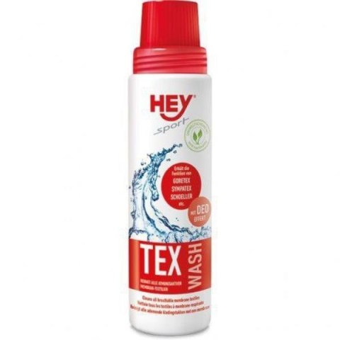 MODEKA HEY TEX WASH PREPARAT DO PRANIA CHRONIĄCY TEKSTYLIA GORE-TEX,SYMPTEX - POJEMNOŚĆ 250ML MODEKA HEY TEX WASH PREPARAT DO PRANIA CHRONIĄCY TEKSTYLIA GORE-TEX,SYMPTEX - POJEMNOŚĆ 250ML