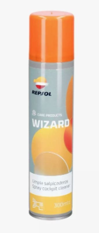 REPSOL WIZARD LIMPIA SALPICADEROS ŚRODEK DO PIELĘGNACJI PLASTIKÓW ORAZ OWIEWEK 300ML(ZASTĄPIONY RPP9061ZNB) REPSOL WIZARD LIMPIA SALPICADEROS ŚRODEK DO PIELĘGNACJI PLASTIKÓW ORAZ OWIEWEK 300ML(ZASTĄPIONY RPP9061ZNB)