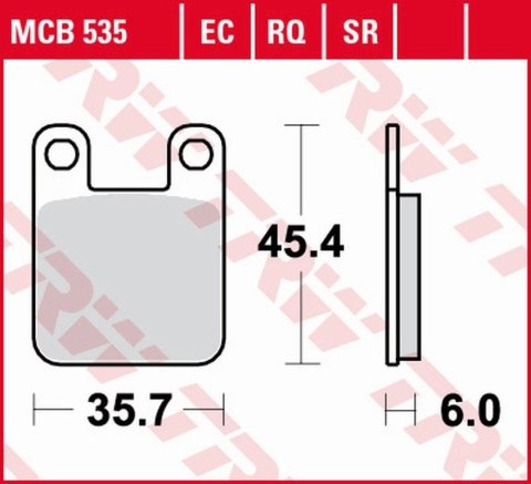 TRW ZF KLOCKI HAMULCOWE KH115 ORGANIC KTM SX 60 / 65 98-01, SUZUKI AY 50 97-06, YAMAHA TZR 50 03-, PRZÓD / TYŁ TRW ZF KLOCKI HAMULCOWE KH115 ORGANIC KTM SX 60 / 65 98-01, SUZUKI AY 50 97-06, YAMAHA TZR 50 03-, PRZÓD / TYŁ