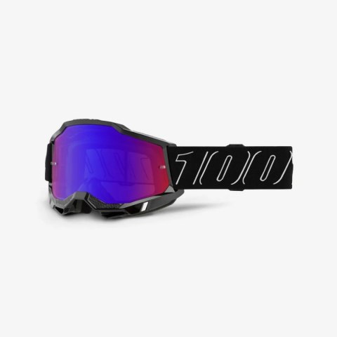 100 PROCENT GOGLE ACCURI 2 BLACKLINE - MIRROR BLUE/RED LENS - KOLOR CZARNY/BIAŁY SZYBKA CZERWONE/NIEBIESKIE LUSTRO 100 PROCENT GOGLE ACCURI 2 BLACKLINE - MIRROR BLUE/RED LENS - KOLOR CZARNY/BIAŁY SZYBKA CZERWONE/NIEBIESKIE LUSTRO