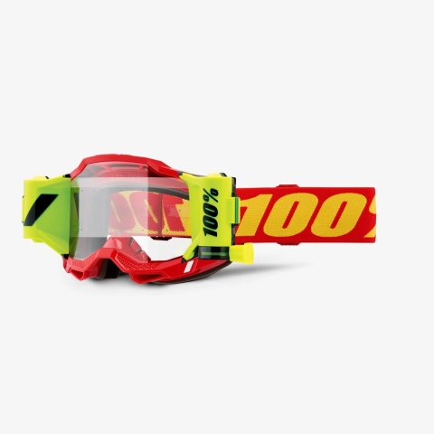 100 PROCENT GOGLE ACCURI 2 FORECAST ROLL-OFF RED - KOLOR CZERWONY/CZARNY/ŻÓŁTY FLUO SZYBKA PRZEŹROCZYSTA 100 PROCENT GOGLE ACCURI 2 FORECAST ROLL-OFF RED - KOLOR CZERWONY/CZARNY/ŻÓŁTY FLUO SZYBKA PRZEŹROCZYSTA