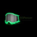100 PROCENT GOGLE ACCURI 2 GLOW - MIRROR SILVER LENS - KOLOR SZARY/CZARNY SZYBKA SREBRNE LUSTRO