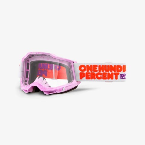 100 PROCENT GOGLE ACCURI 2 HUNDREDS - CLEAR LENS - KOLOR RÓŻOWY/CZERWONY SZYBKA PRZEŹROCZYSTA 100 PROCENT GOGLE ACCURI 2 HUNDREDS - CLEAR LENS - KOLOR RÓŻOWY/CZERWONY SZYBKA PRZEŹROCZYSTA