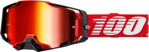 100 PROCENT GOGLE ARMEGA RED - MIRROR RED LENS - KOLOR CZERWONY/CZARNY/BIAŁY SZYBA CZERWONE LUSTRO 100 PROCENT GOGLE ARMEGA RED - MIRROR RED LENS - KOLOR CZERWONY/CZARNY/BIAŁY SZYBA CZERWONE LUSTRO