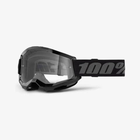 100 PROCENT GOGLE STRATA 2 BLACK - CLEAR LENS - KOLOR CZARNY/SZARY SZYBKA PRZEŹROCZYSTA 100 PROCENT GOGLE STRATA 2 BLACK - CLEAR LENS - KOLOR CZARNY/SZARY SZYBKA PRZEŹROCZYSTA