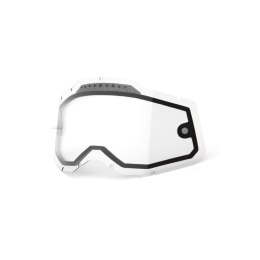 100 PROCENT RC2/AC2/ST2 REPLACEMENT LENS - VENTED DUAL PANE CLEAR - SZYBA/SZYBKA/SZYBKA DO GOGLI RACECRAFT 2/ACCURI 2/STRATA2 PO