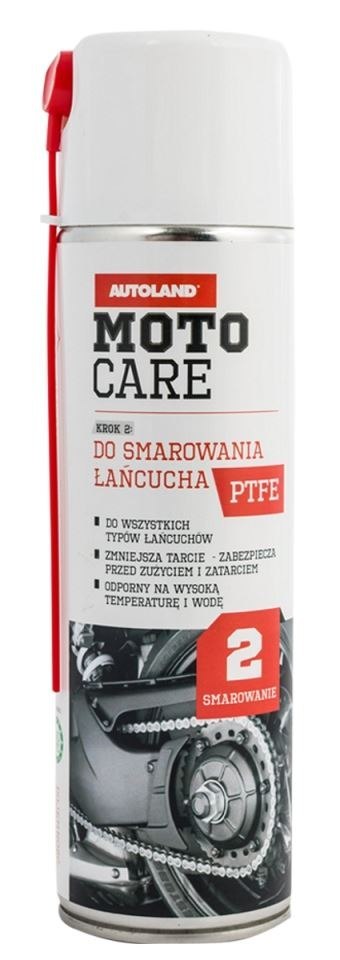 AUTOLAND MOTOCARE BIAŁY SMAR PTFE DO ŁAŃCUCHÓW 0,5L (12) AUTOLAND MOTOCARE BIAŁY SMAR PTFE DO ŁAŃCUCHÓW 0,5L (12)