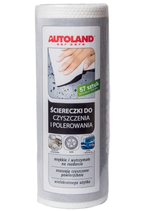 AUTOLAND ŚCIERECZKI DO CZYSZCZENIA I POLEROWANIA (ROLKA 57 SZT) (4) AUTOLAND ŚCIERECZKI DO CZYSZCZENIA I POLEROWANIA (ROLKA 57 SZT) (4)