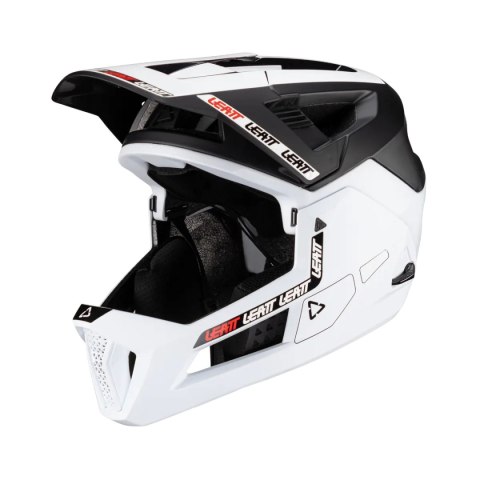 LEATT KASK ROWEROWY MTB ENDURO 4.0 (WYPINANA SZCZĘKA) V24 HELMET WHITE KOLOR BIAŁY/CZARNY ROZMIAR S (51-55 cm) LEATT KASK ROWEROWY MTB ENDURO 4.0 (WYPINANA SZCZĘKA) V24 HELMET WHITE KOLOR BIAŁY/CZARNY ROZMIAR S (51-55 cm)