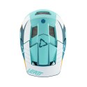 LEATT KASK ROWEROWY MTB GRAVITY 2.0 V24 HELMET FUEL KOLOR TURKUSOWY/BIAŁY/POMARAŃCZOWY ROZMIAR S (55-56 cm)