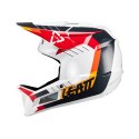LEATT KASK ROWEROWY MTB GRAVITY 2.0 V24 HELMET WHITE/RED KOLOR BIAŁY/CZERWONY ROZMIAR XL (61-62 cm)
