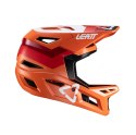 LEATT KASK ROWEROWY MTB GRAVITY 4.0 V24 HELMET FLAME KOLOR POMARAŃCZOWY/BORDOWY/BIAŁY ROZMIAR S (55-56 cm)