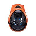 LEATT KASK ROWEROWY MTB GRAVITY 4.0 V24 HELMET FLAME KOLOR POMARAŃCZOWY/BORDOWY/BIAŁY ROZMIAR S (55-56 cm)