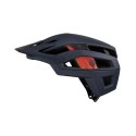 LEATT KASK ROWEROWY MTB TRAIL 3.0 V23 HELMET SHADOW KOLOR SZARY/POMARAŃCZOWY ROZMIAR L (59-63 cm)