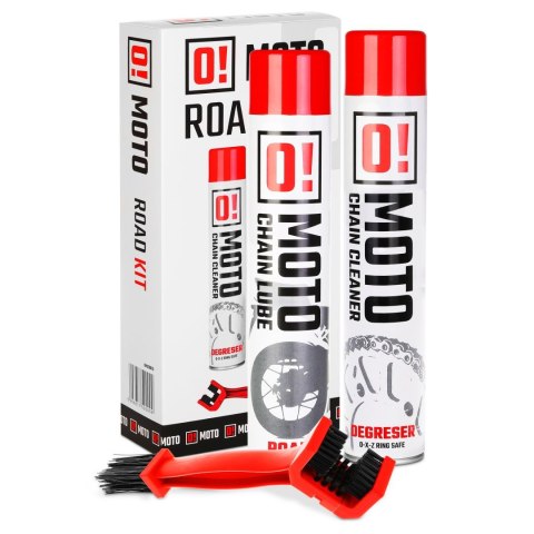OMOTO ROAD CHAIN CARE AND PROTECTION ZESTAW DO CZYSZCZENIA I SMAROWANIA ŁAŃCUCHA 2+1 ZESTAW Z SZCZOTKĄ (2 X 750ML) (O!MOTO) (OLE OMOTO ROAD CHAIN CARE AND PROTECTION ZESTAW DO CZYSZCZENIA I SMAROWANIA ŁAŃCUCHA 2+1 ZESTAW Z SZCZOTKĄ (2 X 750ML) (O!MOTO) (OLE