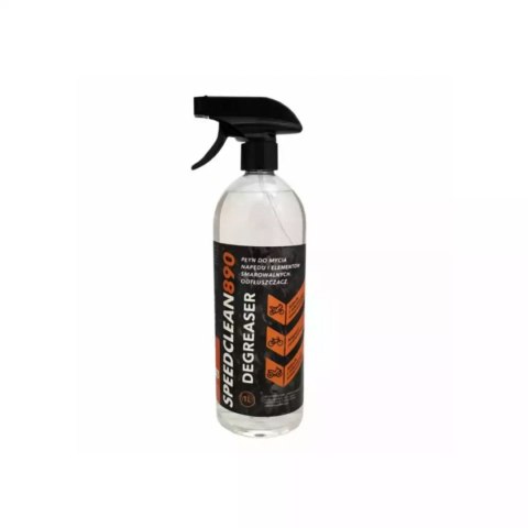 SPEEDCLEAN 890 DEGREASER PŁYN DO MYCIA NAPĘDU MOTOCYKLOWEGO I ROWEROWEGO, SILNIKA I ELEMENTÓW SMAROWALNYCH POJEMNOSĆ 1L SPEEDCLEAN 890 DEGREASER PŁYN DO MYCIA NAPĘDU MOTOCYKLOWEGO I ROWEROWEGO, SILNIKA I ELEMENTÓW SMAROWALNYCH POJEMNOSĆ 1L