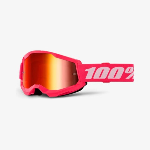 100 PROCENT GOGLE STRATA 2 PINK - MIRROR RED LENS - KOLOR RÓŻOWY/BIAŁY SZYBKA CZERWONE LUSTRO 100 PROCENT GOGLE STRATA 2 PINK - MIRROR RED LENS - KOLOR RÓŻOWY/BIAŁY SZYBKA CZERWONE LUSTRO