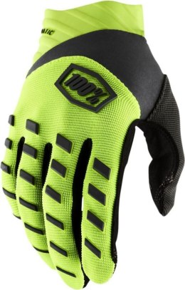 100 PROCENT RĘKAWICE CROSS/ENDURO AIRMATIC FLUO YELLOW/BLACK KOLOR ŻÓŁTY FLUO/CZARNY ROZMIAR L