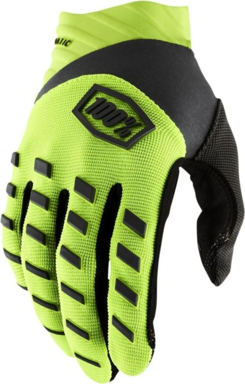 100 PROCENT RĘKAWICE CROSS/ENDURO AIRMATIC FLUO YELLOW/BLACK KOLOR ŻÓŁTY FLUO/CZARNY ROZMIAR L 100 PROCENT RĘKAWICE CROSS/ENDURO AIRMATIC FLUO YELLOW/BLACK KOLOR ŻÓŁTY FLUO/CZARNY ROZMIAR L
