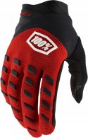 100 PROCENT RĘKAWICE CROSS/ENDURO AIRMATIC RED/BLACK KOLOR CZERWONY/CZARNY ROZMIAR XL