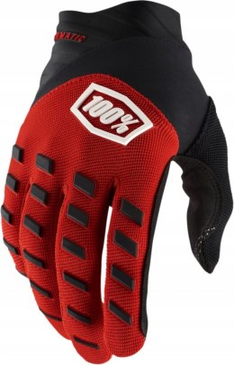 100 PROCENT RĘKAWICE CROSS/ENDURO AIRMATIC RED/BLACK KOLOR CZERWONY/CZARNY ROZMIAR XL