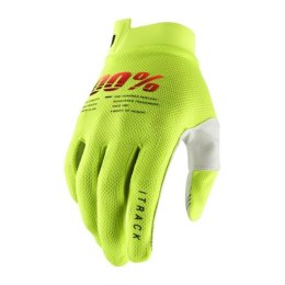 100 PROCENT RĘKAWICE CROSS/ENDURO ITRACK FLUO YELLOW KOLOR ŻÓŁTY FLUO ROZMIAR XXL STARY KOD: 10015-004-14