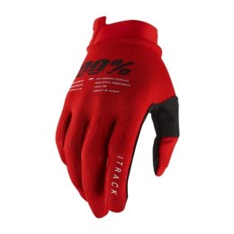 100 PROCENT RĘKAWICE CROSS/ENDURO ITRACK RED KOLOR CZERWONY ROZMIAR XL STARY KOD: 10015-003-13