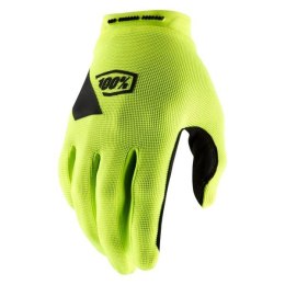 100 PROCENT RĘKAWICE CROSS/ENDURO RIDECAMP GLOVES FLUO YELLOW KOLOR ŻÓŁTY FLUO/CZARNY ROZMIAR S STARY KOD: 10018-004-10