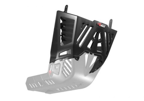 RACETECH (RTECH) OSŁONA SILNIKA Z TECHNOPOLIMERU (GÓRNA) T7 REVOLUTION YAMAHA TENERE 700 '19-'24 KOLOR CZARNY