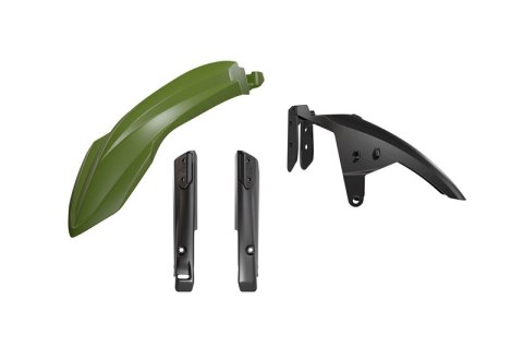 RACETECH (RTECH) 2024/12 KOMPLETNY BŁOTNIK PRZÓD Z OSŁONAMI TELESKOPÓW ( AMORTYZATORÓW ) YAMAHA T7 TENERE 700 '19-'24 KOLOR CIEM