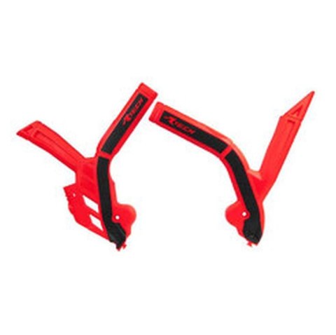 RACETECH (RTECH) OSŁONY RAMY (KOMPLET) BI-MATERIAL SUPER GRIP HONDA CRF 450/RX '21 KOLOR CZERWONY CZARNY RACETECH (RTECH) OSŁONY RAMY (KOMPLET) BI-MATERIAL SUPER GRIP HONDA CRF 450/RX '21 KOLOR CZERWONY CZARNY
