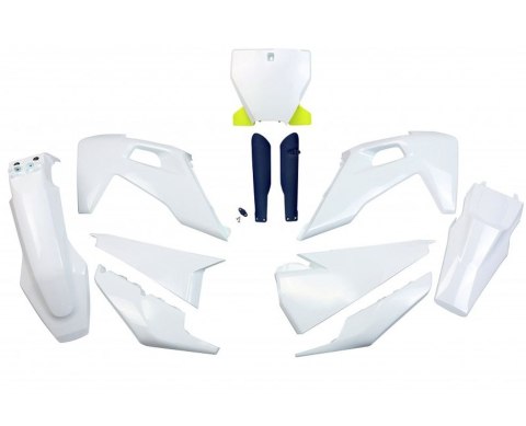 UFO KOMPLET PLASTIKÓW (FULL KIT) Z OSŁONAMI TELESKOPÓW (AMORTYZATORÓW) HUSQVARNA TC 125/250 '19-'22, FC 250/350/450 '19-'22 KOLO UFO KOMPLET PLASTIKÓW (FULL KIT) Z OSŁONAMI TELESKOPÓW (AMORTYZATORÓW) HUSQVARNA TC 125/250 '19-'22, FC 250/350/450 '19-'22 KOLO