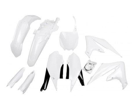 UFO KOMPLET PLASTIKÓW (FULL KIT) Z OSŁONAMI TELESKOPÓW (AMORTYZATORÓW) YAMAHA YZF 250 '19-'23, YZF 450 '18-'22 KOLOR BIAŁY UFO KOMPLET PLASTIKÓW (FULL KIT) Z OSŁONAMI TELESKOPÓW (AMORTYZATORÓW) YAMAHA YZF 250 '19-'23, YZF 450 '18-'22 KOLOR BIAŁY