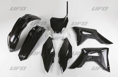 UFO KOMPLET PLASTIKÓW HONDA CRF 250R '18-'21, CRF 450R '17-'20 KOLOR CZARNY(HO119E001) UFO KOMPLET PLASTIKÓW HONDA CRF 250R '18-'21, CRF 450R '17-'20 KOLOR CZARNY(HO119E001)