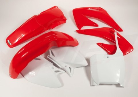 UFO KOMPLET PLASTIKÓW HONDA CRF 450 R '02-'03 KOLOR OEM (CZERWONY/BIAŁY) (HO106E999) UFO KOMPLET PLASTIKÓW HONDA CRF 450 R '02-'03 KOLOR OEM (CZERWONY/BIAŁY) (HO106E999)