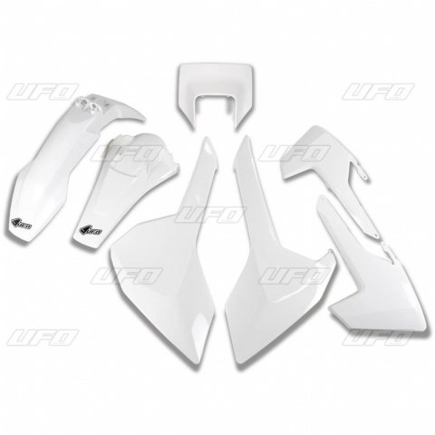 UFO KOMPLET PLASTIKÓW HUSQVARNA TX/TE/FE '17-'19 Z OSŁONĄ LAMPY KOLOR BIAŁY (HU621E041) UFO KOMPLET PLASTIKÓW HUSQVARNA TX/TE/FE '17-'19 Z OSŁONĄ LAMPY KOLOR BIAŁY (HU621E041)